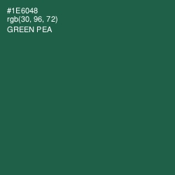 #1E6048 - Green Pea Color Image